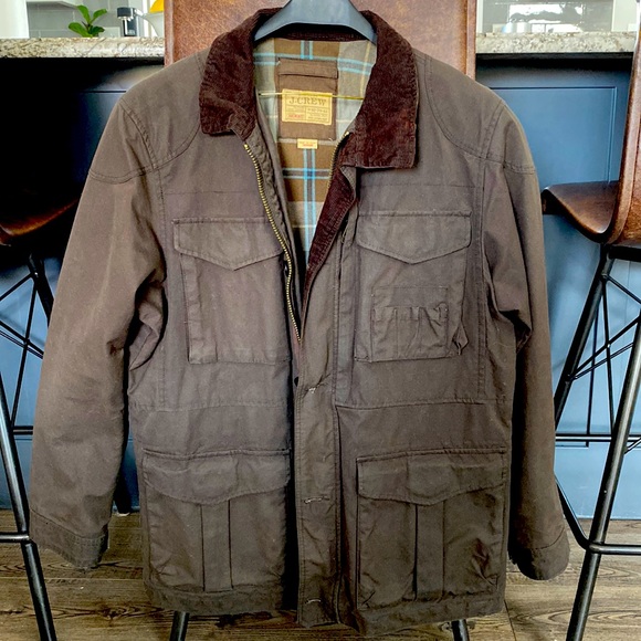 J. Crew Jackets & Coats J Crew The British Millerain Oil Cloth